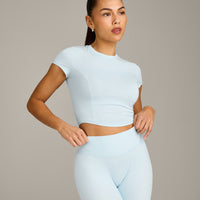 Mellow™ Motion Crew Neck Mid Top | Cloud Blue