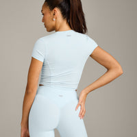 Mellow™ Motion Crew Neck Mid Top | Cloud Blue