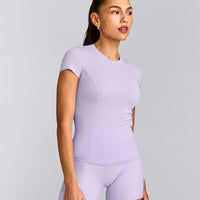 Mellow™ Motion Crew Neck Top | Lavender Purple