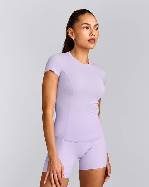 Mellow™ Motion Crew Neck Top | Lavender Purple