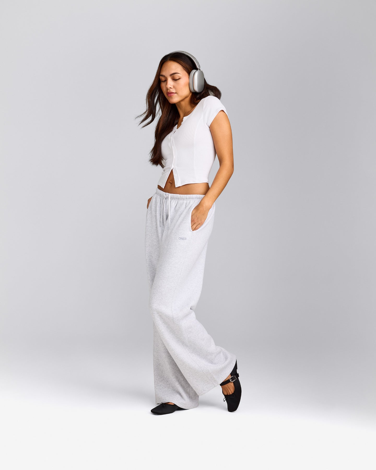 Mellow™ Rib Mid Short Sleeve Cardigan | White