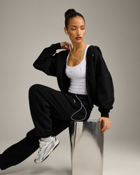 Mellow™ Rib Racer Back Vest with Built in Bra Shelf | White