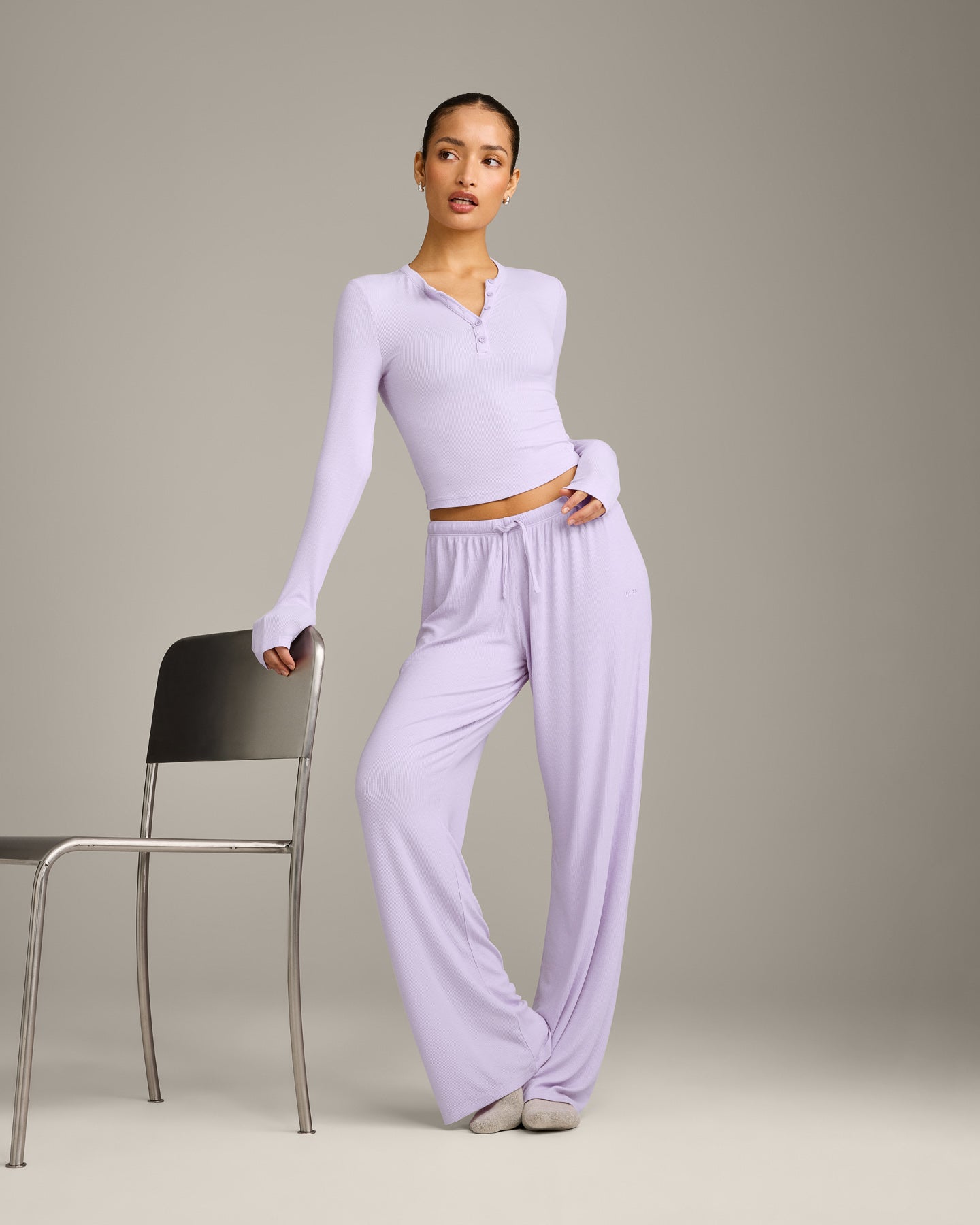 Oner At Home Night Bottoms | Light Lavender Purple