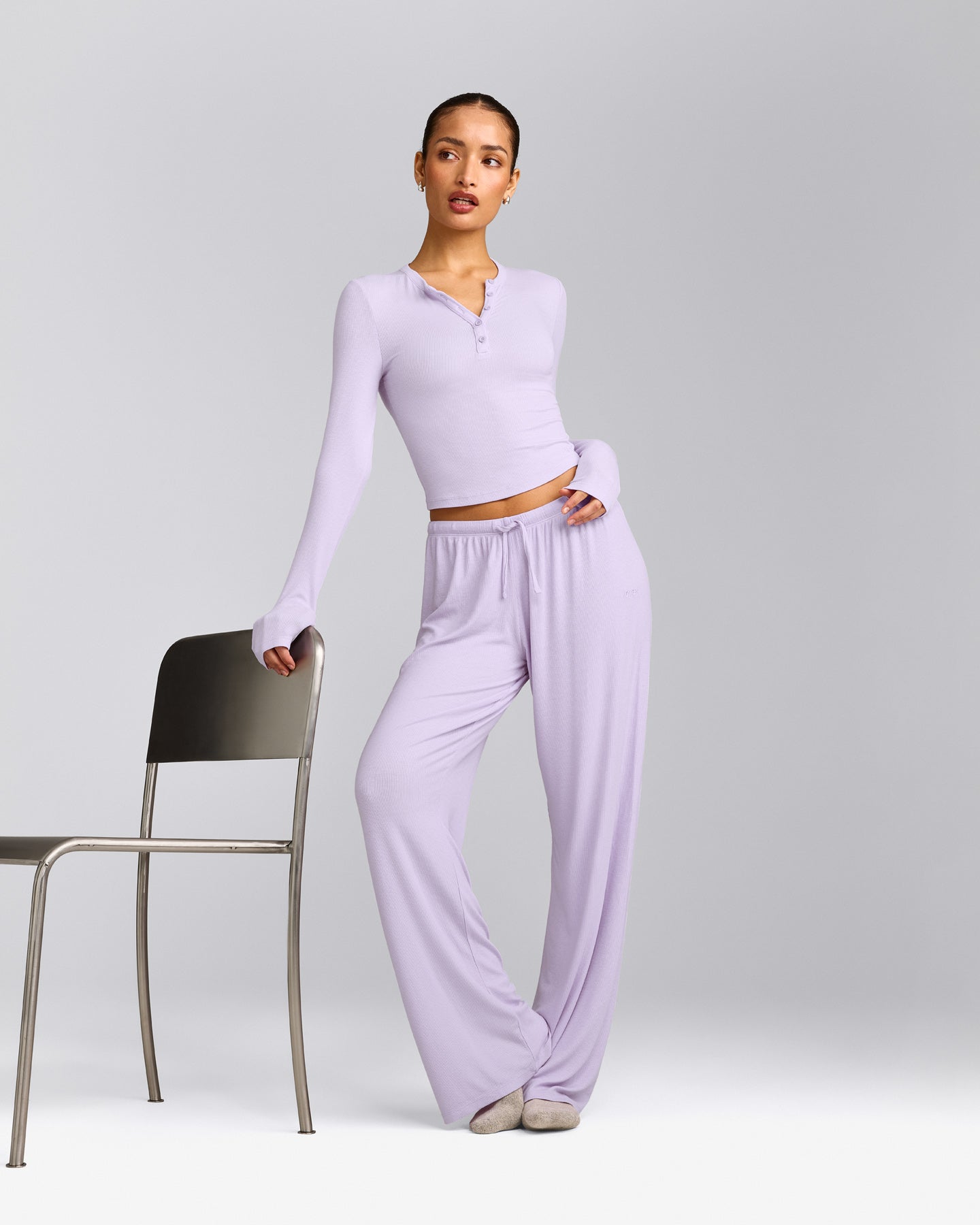 Oner At Home Night Bottoms | Light Lavender Purple