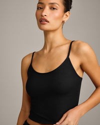 Oner At Home Night Strappy Mid Vest | Black