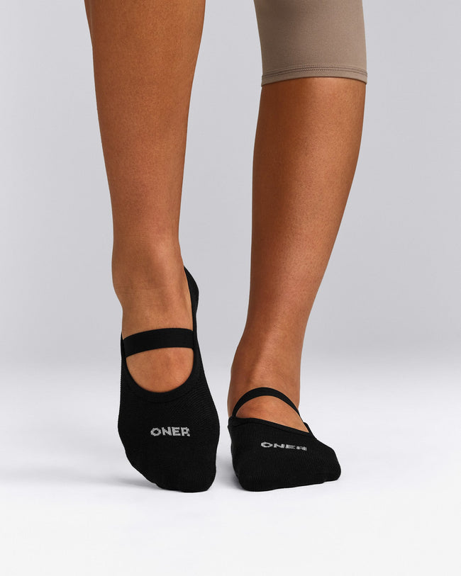 Pilates Grip Socks 1 Pack | Black