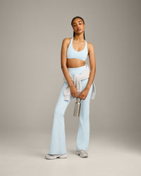 SoftMotion™ Bralette with Grey Logo | Cloud Blue
