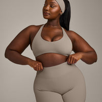 SoftMotion™ Bralette with Grey Logo | Minky