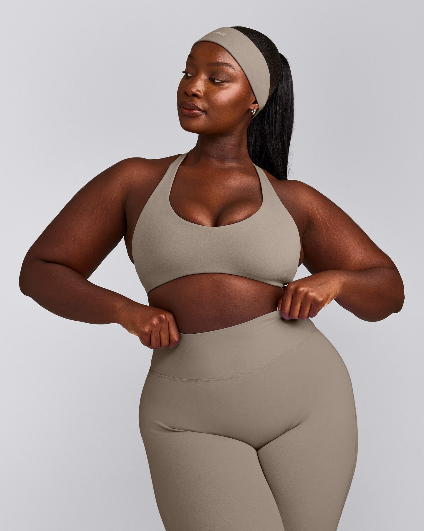 SoftMotion™ Bralette with Grey Logo | Minky