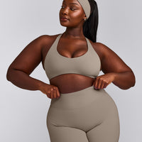 SoftMotion™ Bralette with Grey Logo | Minky