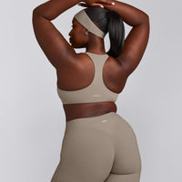 SoftMotion™ Bralette with Grey Logo | Minky