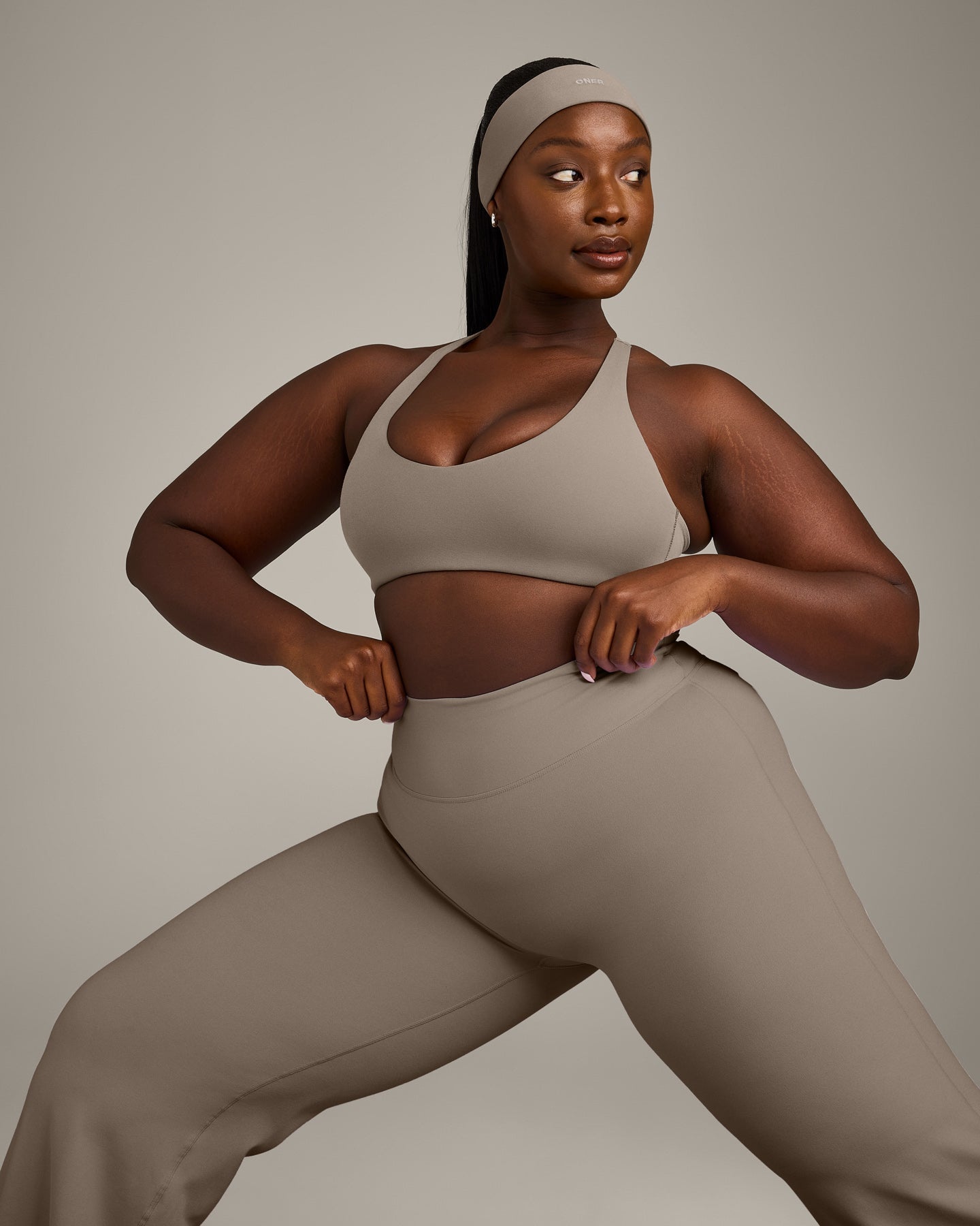 SoftMotion™ Bralette with Grey Logo | Minky