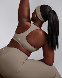 SoftMotion™ Bralette with Grey Logo | Minky