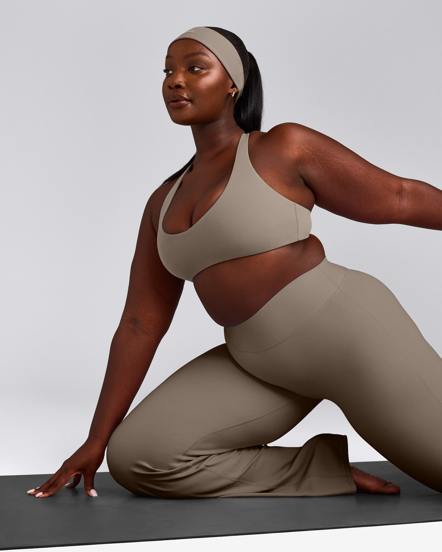 SoftMotion™ Bralette with Grey Logo | Minky