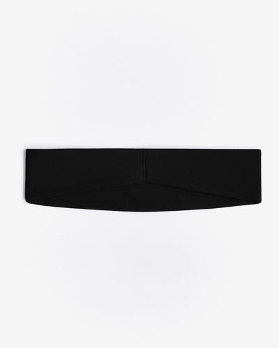 SoftMotion™ Headband with Grey Logo | Black