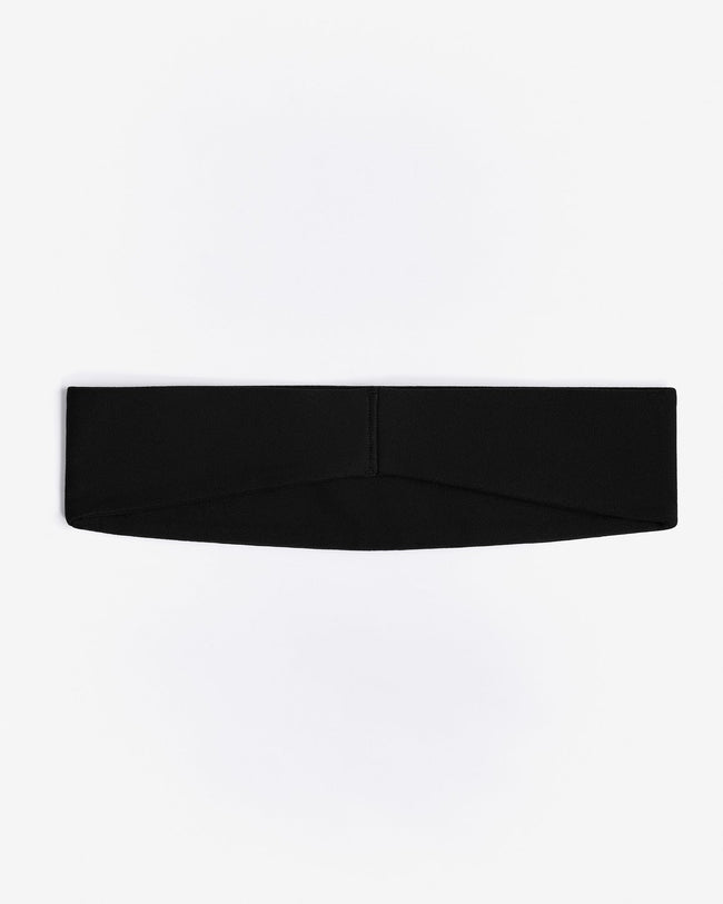 SoftMotion™ Headband with Grey Logo | Black