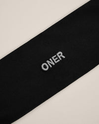 SoftMotion™ Headband with Grey Logo | Black