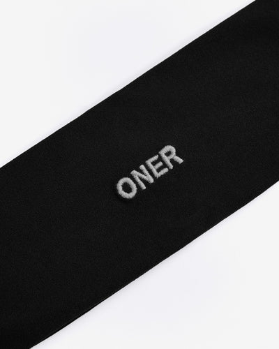 SoftMotion™ Headband with Grey Logo | Black