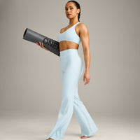 SoftMotion™ Flared Bottoms with Grey Logo | Cloud Blue