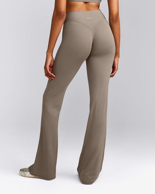 SoftMotion™ Flared Bottoms with Grey Logo | Minky
