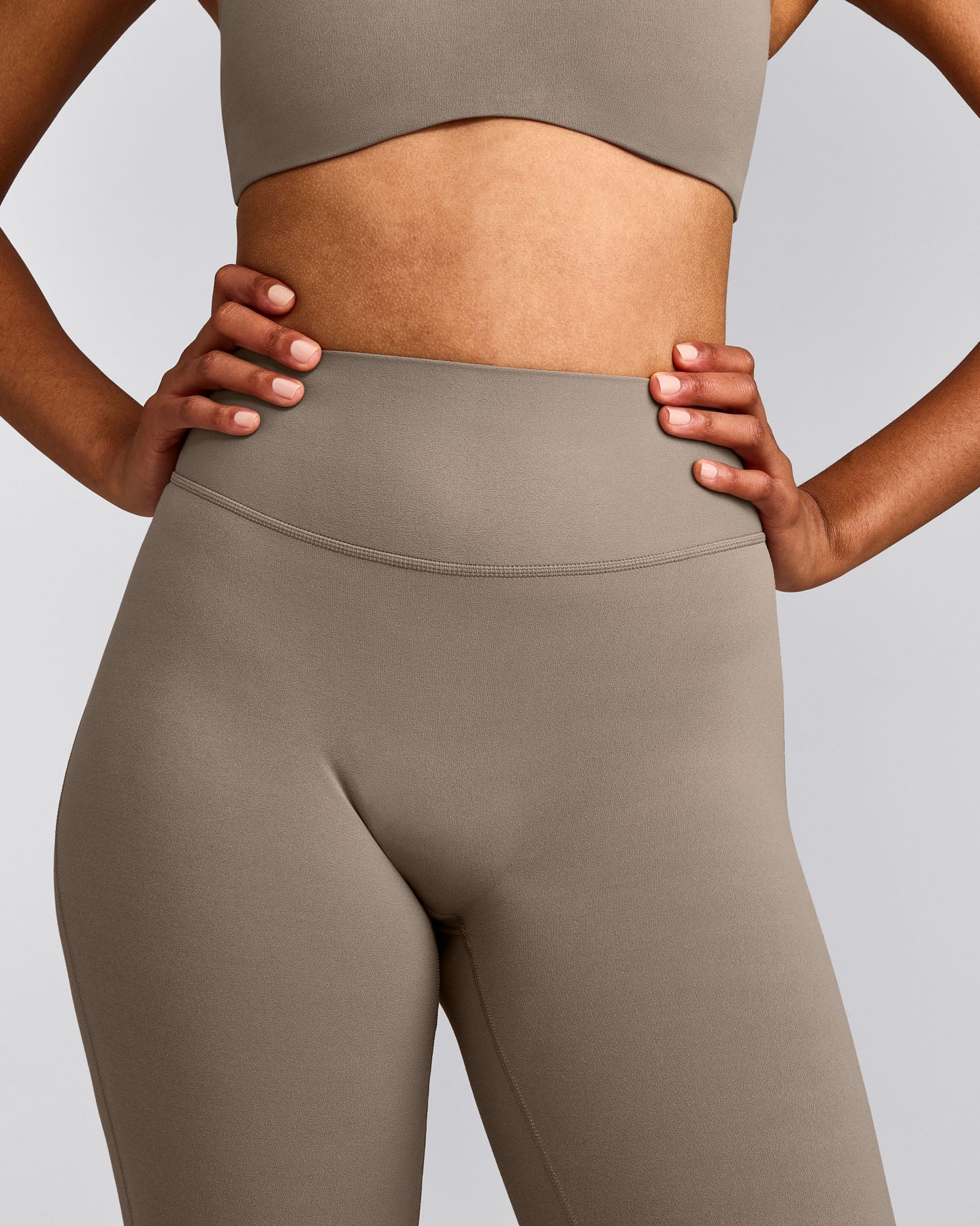 SoftMotion™ Flared Pants with Grey Logo | Minky