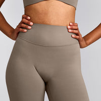 SoftMotion™ Flared Pants with Grey Logo | Minky