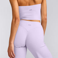 SoftMotion™ Straight Leg Bottoms with Grey Logo | Lavender Purple