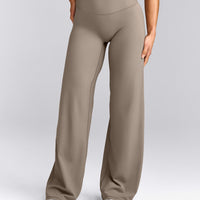 SoftMotion™ Straight Leg Pants with Grey Logo | Minky