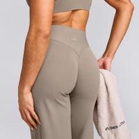 SoftMotion™ Straight Leg Pants with Grey Logo | Minky
