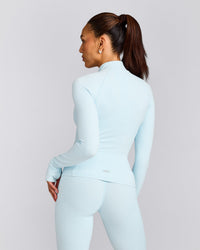 SoftMotion™ Jacket with Grey Logo | Cloud Blue