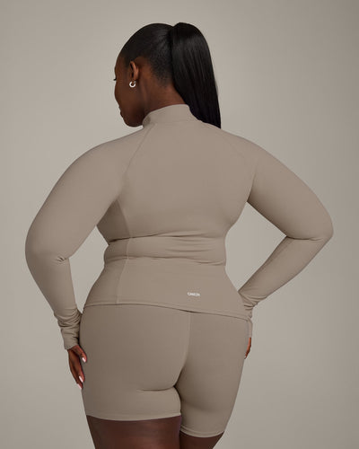 SoftMotion™ Jacket with Grey Logo | Minky