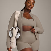 SoftMotion™ Jacket with Grey Logo | Minky