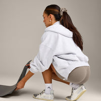 SoftMotion™ Scrunchie with Grey Logo | Minky