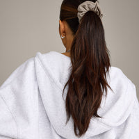 SoftMotion™ Scrunchie with Grey Logo | Minky