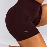 EnhanceLift™ Seamless High Rise Shorts New Branding | Plum Brown