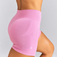 EnhanceLift™ Seamless Mid Rise Shorts New Branding | Rose Pink