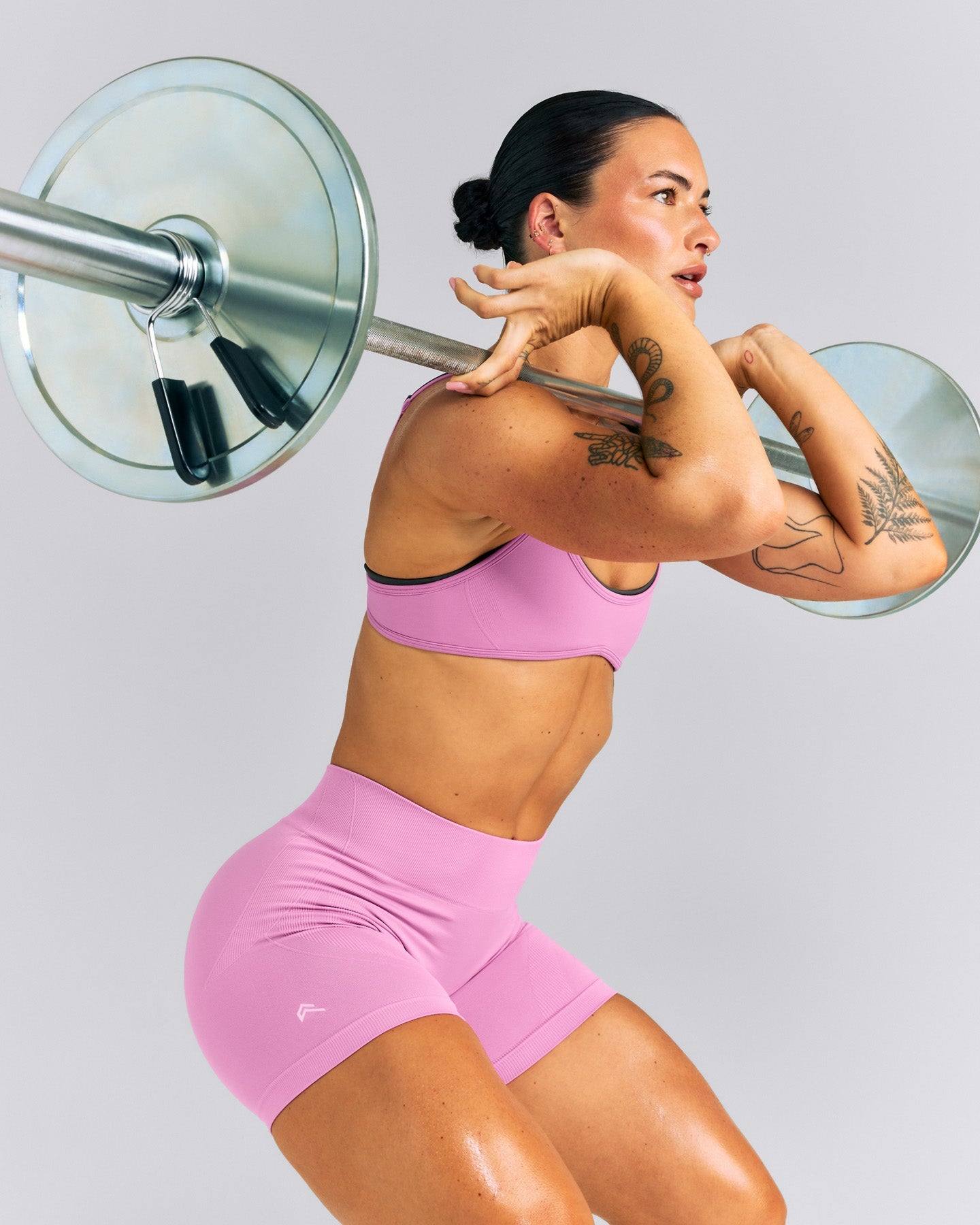 EnhanceLift™ Seamless Mid Rise Shorts New Branding | Rose Pink