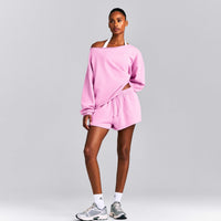 Cotton Vintage Lounge Shorts | Rose Pink