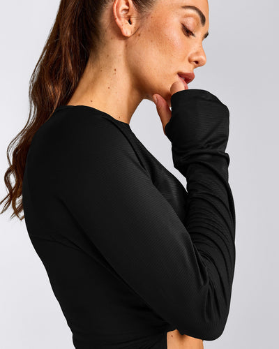 PrecisionMove™ Long Sleeve Top | Black
