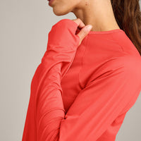 PrecisionMove™ Long Sleeve Top | Coral