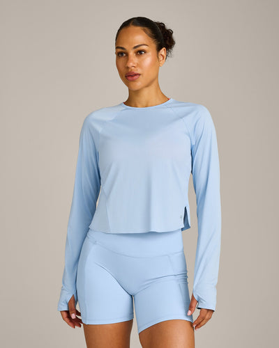 PrecisionMove™ Long Sleeve Top | Powdered Blue