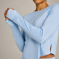 PrecisionMove™ Long Sleeve Top | Powdered Blue