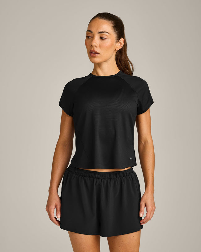 PrecisionMove™ Short Sleeve Top | Black