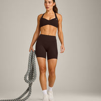 UnifiedMove™ Pocket Shorts 6" with Bonding with Reflective Logo | 70% Cocoa