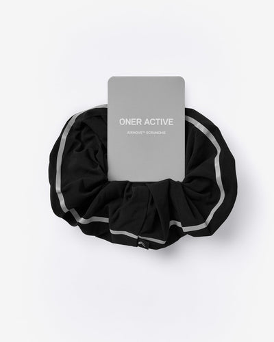 AirMove™ Reflective Scrunchie | Black