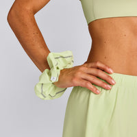 AirMove™ Reflective Scrunchie | Meadow Mist Green