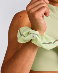 AirMove™ Reflective Scrunchie | Meadow Mist Green