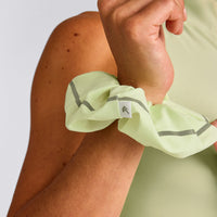 AirMove™ Reflective Scrunchie | Meadow Mist Green