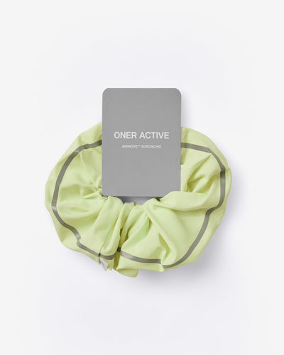 AirMove™ Reflective Scrunchie | Meadow Mist Green