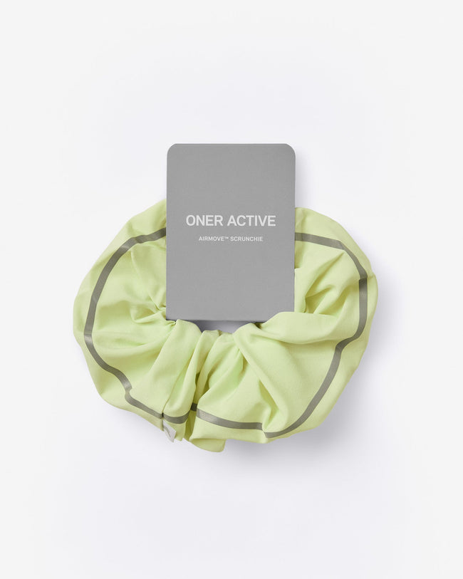 AirMove™ Reflective Scrunchie | Meadow Mist Green